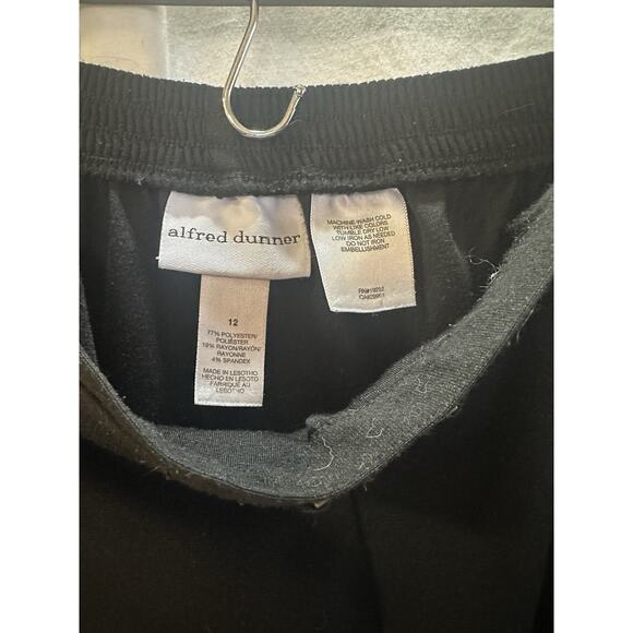 Alfred Dunner Black Pull-On Dress Pants – Size 12 - Picture 8 of 8